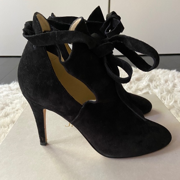 Jimmy Choo Marina 90 Ankle Boots - Black suede, size 39. - Picture 3 of 7